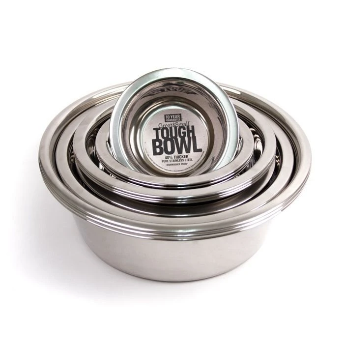 Great&Small 100% Pure Stainless Steel Tough Bowl 1 Great&Small 100% Pure Stainless Steel Tough Bowl