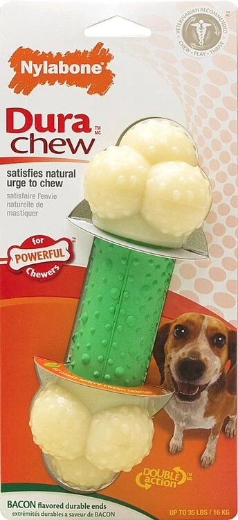 Nylabone Double Action Chew Bone Wolf 1 Nylabone Double Action Chew Bone Wolf