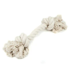 Great&Small Cotton Rope Bone 2 Knots