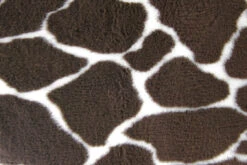 Non Slip Vetbed Brown Giraffe Print