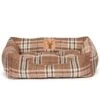 Danish Design Newton Brown Check Truffle Snuggle Dog Bed