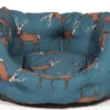 Danish Design Woodland Blue Stag Deluxe Slumber Dog Bed