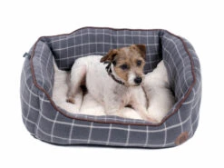 Petface Grey Window Pane Check Square Bed 16 Petface Grey Window Pane Check Square Bed -Wahl Dogs Shop 5a1c1e04330874.47311435
