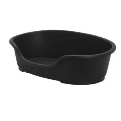 Petface Plastic Dog Bed Black
