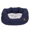 Petface Midnight Tweed Oval Bed