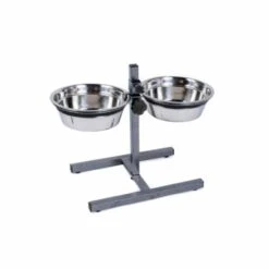 Petface Stainless Steel Adjustable Double Diner