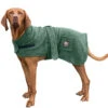 Danish Design Dog Towel Drying Coat Green