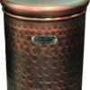 Hound Hammered Antique Copper Finish Pet Treat Canister