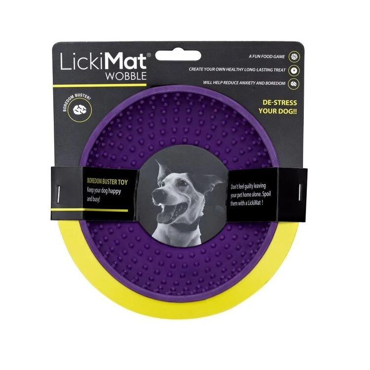 Lickimat Wobble Purple 1 Lickimat Wobble Purple