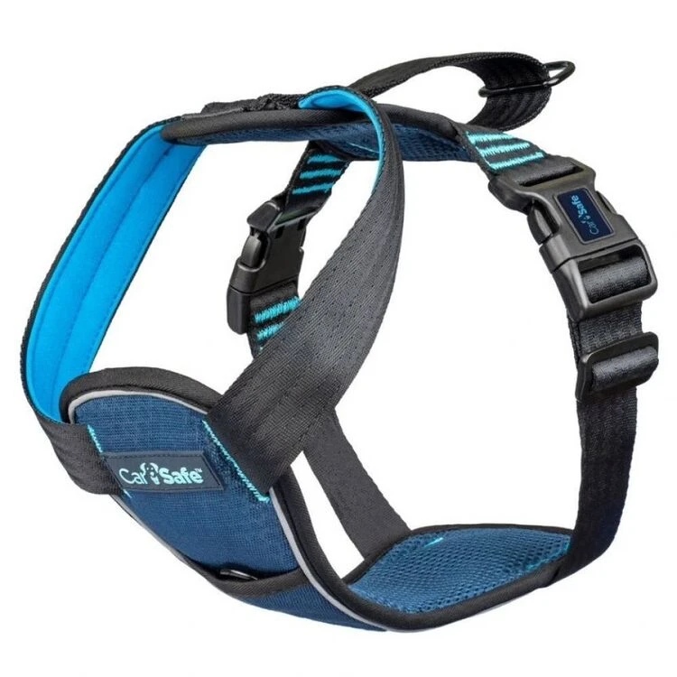Company Of Animals Carsafe Crash Tested Dog Harness Blue 1 Company Of Animals Carsafe Crash Tested Dog Harness Blue