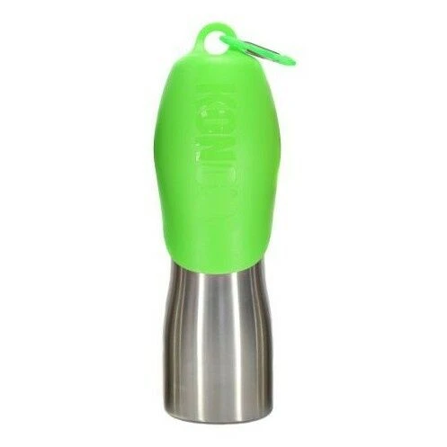 KONG H20 Stainless Steel Bottle For Dogs Green 1 KONG H20 Stainless Steel Bottle For Dogs Green