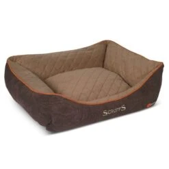 Scruffs® Thermal Box Bed - Brown & Tan