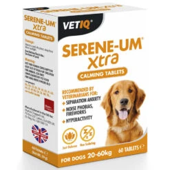 VetIQ Serene-Um Xtra Calming Tablets For Large Dogs - 60 Pack