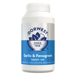 Dorwest Garlic & Fenugreek Tablets 20 Dorwest Garlic & Fenugreek Tablets -Wahl Dogs Shop gf500
