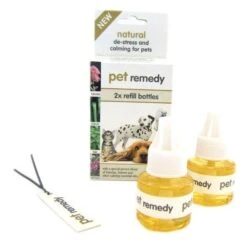 2 X 40ml Pet Remedy Natural De-Stress & Calming Diffuser Refills