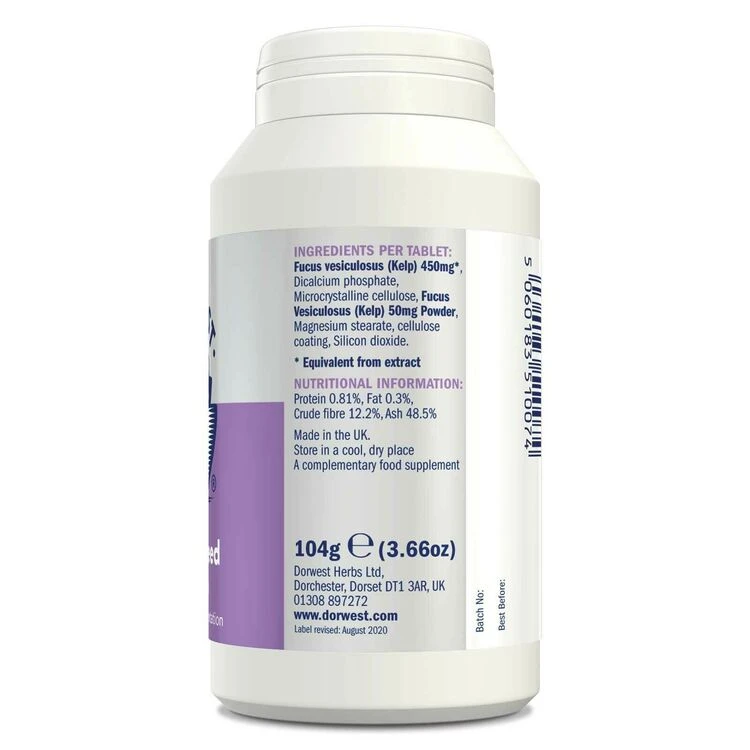 Dorwest Kelp Seaweed Tablets 8 Dorwest Kelp Seaweed Tablets - Image 8