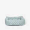 Lords & Labradors Cosy & Calm Puppy Box Bed Duck Egg Spot