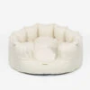Lords & Labradors High Sided Boucle Dog Bed Ivory