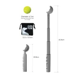 Kompact 9 Retractable Dog Ball Launcher 20 Kompact 9 Retractable Dog Ball Launcher -Wahl Dogs Shop measurements image