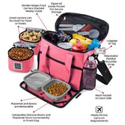 Mobile Dog Gear Weekend Away Bag Pink -Wahl Dogs Shop mobile dog gear week away bag in pink