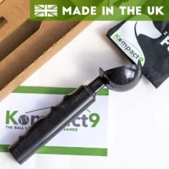 Kompact 9 Retractable Dog Ball Launcher 19 Kompact 9 Retractable Dog Ball Launcher -Wahl Dogs Shop product image 1 made in the uk black